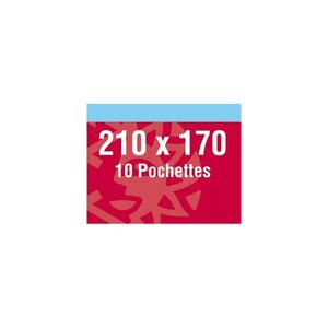 Pochettes noires 210 x 170 mm pour blocs divers.
