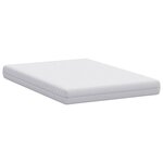 vidaXL Matelas Blanc 140 x 200 cm Polyester