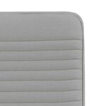 vidaXL Chaises à manger lot de 4 gris nuage tissu