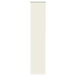 vidaXL Store enrouleur occultant blanc cassé 45x210cm largeur du tissu