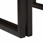 vidaXL Étagère de salle de bain avec étagère Marron 120 x 50 x 23 cm