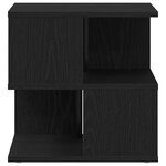 vidaXL Table d'appoint Chêne noir 30 x 30 x 55 cm Bois d'ingénierie