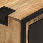 vidaXL Meuble TV 110x31x46 cm Bois de manguier brut