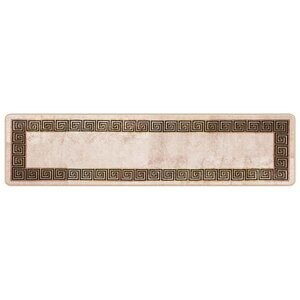 vidaXL Coureur de Tapis MARSA Noir 50 x 200 cm Polyester et PVC