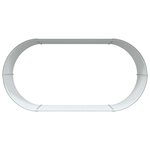 vidaXL Jardinière surélevée Vert 160 x 80 x 44 cm Acier