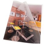 Sachet De 10 Pochettes Coin Avec Encoches Polypropylène Lisse Rigide Haute Qualité 20/100e - A4 - Cristal - X 10 - Exacompta