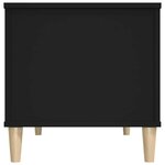 vidaXL Table basse Noir 90x44 5x45 cm Bois d'ingénierie