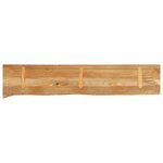 vidaXL Dessus de table à bord vivant 180x20x2 5cm bois massif manguier
