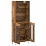 vidaXL Haut Armoire Bois ancien 69 5 x 34 x 180 cm Bois d'ingénierie