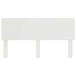 vidaXL Tête de lit avec tête de lit Blanc 180 cm Bois d'ingénierie