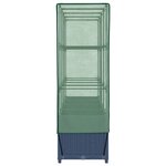 vidaXL Jardinière surélevée avec housse aspect rotin 160x40x138 cm