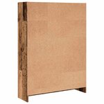 vidaXL Bibliothèque vieux bois 80x24x109 cm bois d'ingénierie