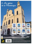 Collector 8 timbres - Les églises de Martinique - Lettre Verte