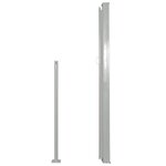 vidaXL Auvent latéral rétractable 140 x 300 cm Gris