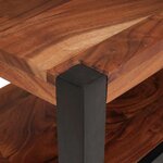 vidaXL Meuble de rangement multimédia Marron Bois d'acacia massif