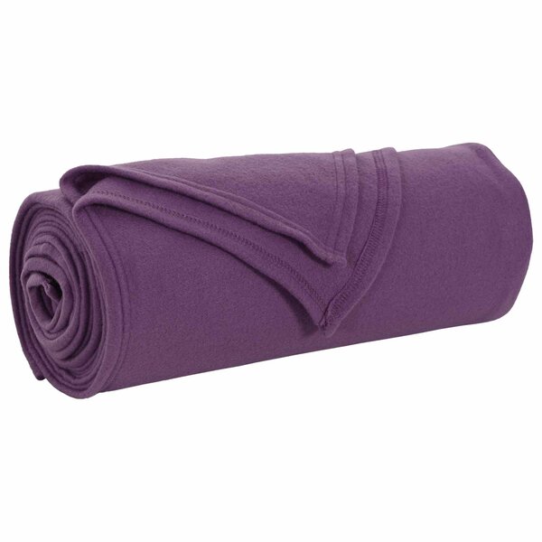 vidaXL Jeté Violet 170 x 130 cm Toison