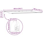 vidaXL Auvent Rétractable Vert et jaune 600 × 300 cm tissu