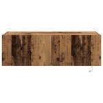vidaXL Meuble TV mural Bois ancien 100 x 35 x 31 cm Bois d'ingénierie