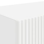 vidaXL Meuble TV mural Blanc 60 x 31 x 29.5 cm Bois d'ingénierie