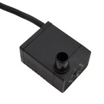 vidaXL Fontaine à eau sur roues pompe 55x55x80 cm bois de sapin massif