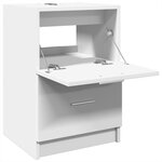 vidaXL Armoire d'évier blanc 40x37x59 cm bois d'ingénierie