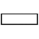 vidaXL Étagères murales cube 2 Pièces chêne noir 100x15x30 cm bois