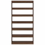 vidaXL Bibliothèque Marron 100 x 30 x 198 cm Bois d'ingénierie