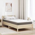 vidaXL Surmatelas en mousse à mémoire 120 x 200 cm Thick Doux Blanc