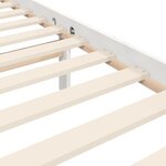 vidaXL Cadre de lit sans matelas blanc 120x200 cm bois massif