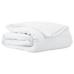 vidaXL Duvet 2-en-1 Blanc 240 x 260 cm Plume
