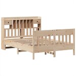 vidaXL Cadre de lit sans matelas 140x190 cm bois de pin massif