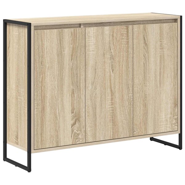 vidaXL Meuble d'appoint Sonoma 96 5 x 30 x 75 cm Bois d'ingénierie