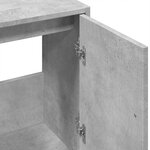 vidaXL Armoire d'évier gris béton 63x29x55 cm bois d'ingénierie