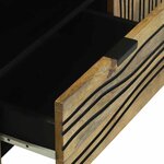 vidaXL Meuble TV Marron 105 x 33 x 46 cm bois de manguier massif