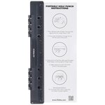 Perforatrice format A5 avec réglette 6 trous Noir FILOFAX