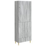 vidaXL Ensemble de Meubles 2 Pièces 66 x 34 5 x 95 cm Bois d'ingénierie