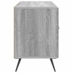 vidaXL Meuble TV Sonoma gris 99 x 34 5 x 50 cm Bois d'ingénierie
