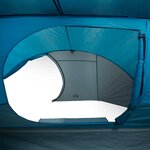 vidaXL Tente de camping à dôme 4 personnes bleu imperméable