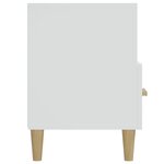vidaXL Meuble TV Blanc 102x36x50 cm Bois d'ingénierie