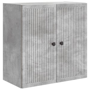 vidaXL Armoire Murale Gris béton 59 x 31 x 60 cm Bois d'ingénierie