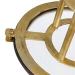 Suspension façon phare recyclé en laiton doré 35 cm