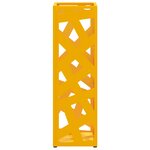 vidaXL Porte-parapluies Jaune moutarde Métal Moyen Élégant
