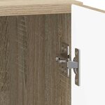 vidaXL Cabinet de chevet Chêne Sonoma 43 x 34 5 x 50 cm