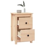 vidaXL Table de chevet 40x35x61 5 cm Bois de pin massif