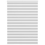 vidaXL Store zèbre gris clair largeur du tissu 160 9 cm polyester