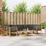 vidaXL Ensemble de canapés d'extérieur 6 pc