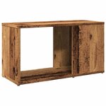 vidaXL Meuble TV vieux bois 60x24x32cm bois d'ingénierie