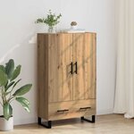 vidaXL Haut Armoire avec tiroir Chêne artisanal 69 5 x 30 x 115 cm