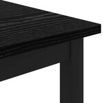 vidaXL Table basse Chêne noir 80 x 80 x 45 cm Bois d'ingénierie