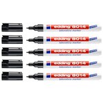 Maqueur Spécial Laboratoire 8014 Noir Pointe Fine 1 mm x 5 EDDING